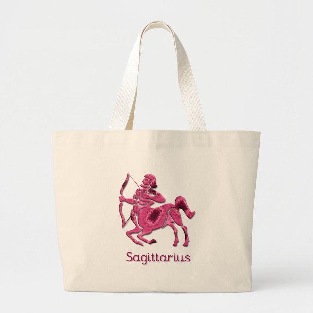 Sagittarius Sign Canvas Bag (Front)