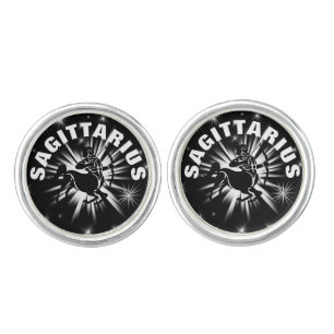 Sagittarius sign cufflinks