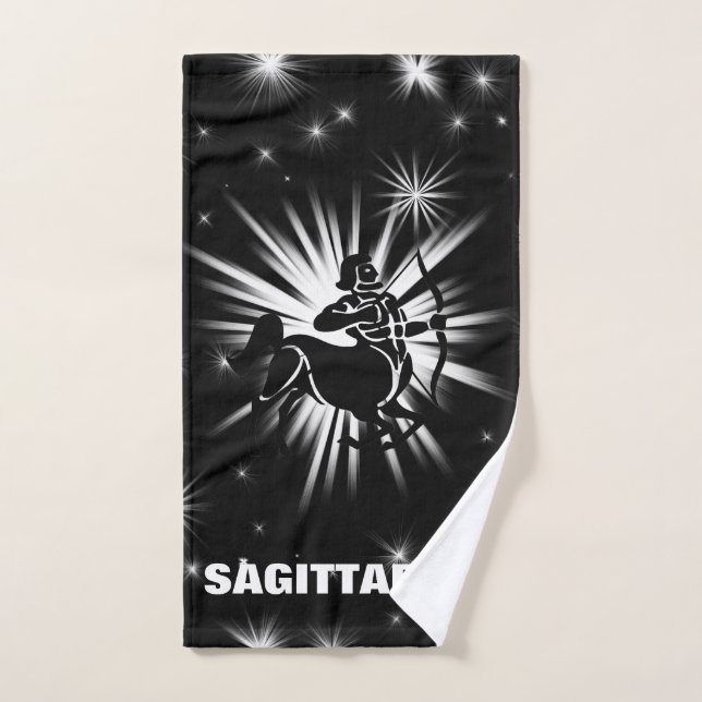 Sagittarius sign hand towel  (Hand Towel)