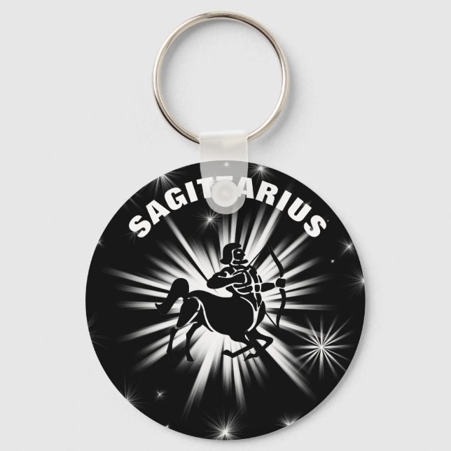 Sagittarius sign keychain (Front)