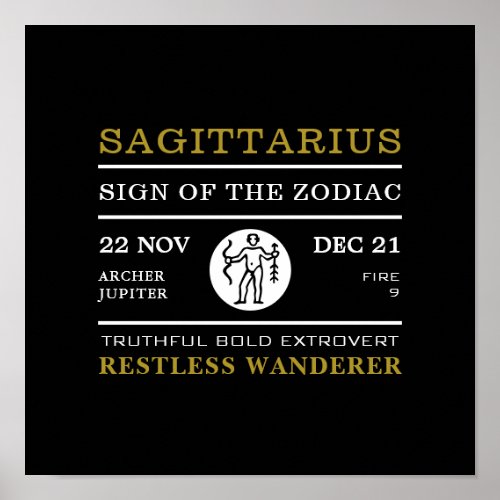 Sagittarius Sign of the Zodiac Astrological