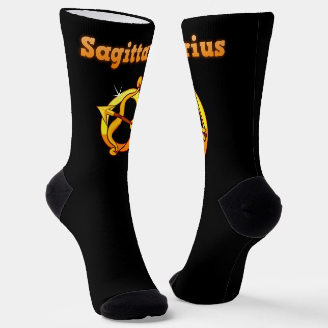 Sagittarius sign socks (Angled)