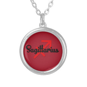 Sagittarius Silver Plated Necklace