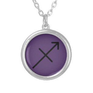 Sagittarius Silver Plated Necklace