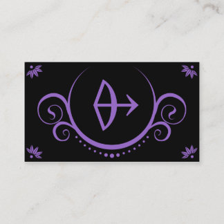 sagittarius sophistications business card
