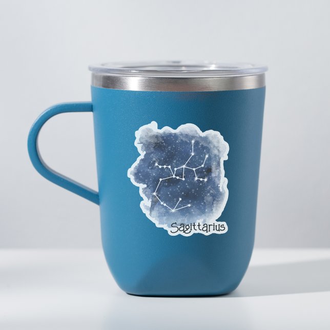 Sagittarius Starry Night Constellation Custom-Cut Sticker (Creator Uploaded)