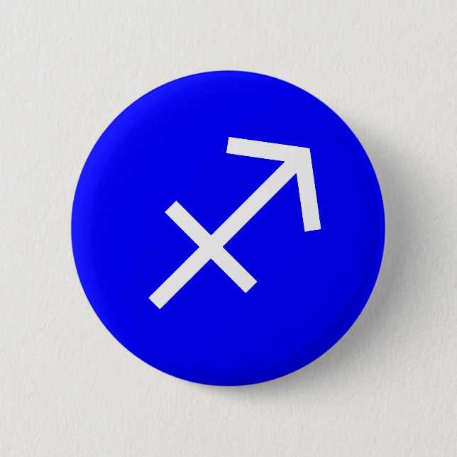 Sagittarius Symbol Button (Front)