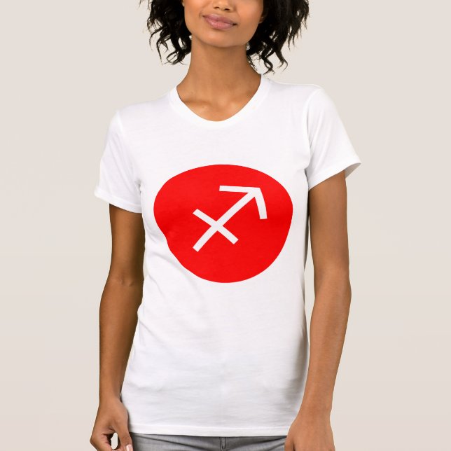 Sagittarius Symbol - Customized T-Shirt (Front)