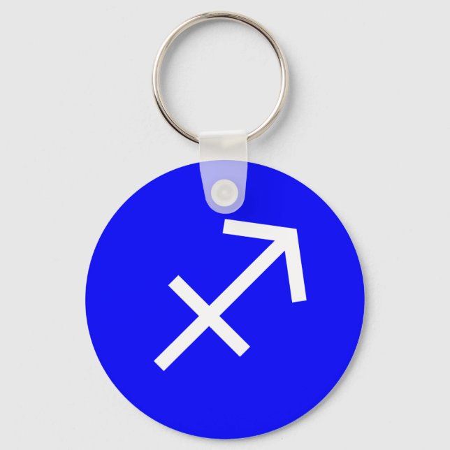 Sagittarius Symbol Keychain (Front)