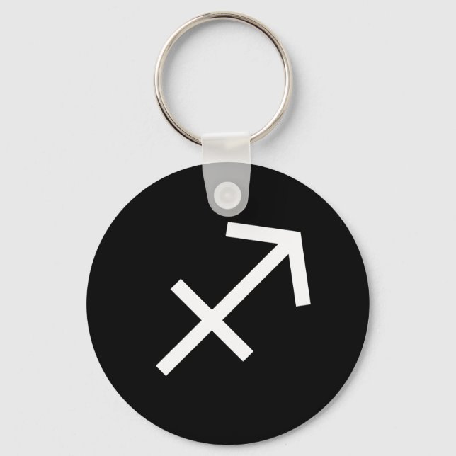 Sagittarius Symbol Keychain (Front)