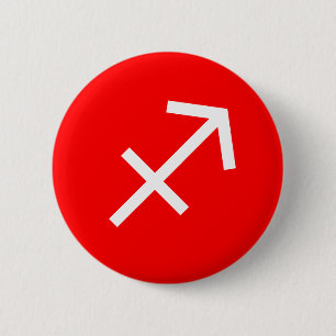 Sagittarius Symbol Pinback Button