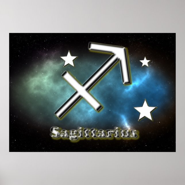Sagittarius symbol poster (Front)