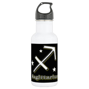 Sagittarius symbol stainless steel water bottle