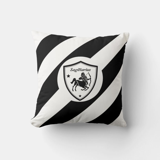 Sagittarius symbol        throw pillow (Front)