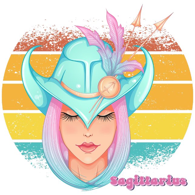 Sagittarius T-Shirt (Sagittarius (November 22 - December 21):
"Arrows of Dreams, Where Adventure Streams!")