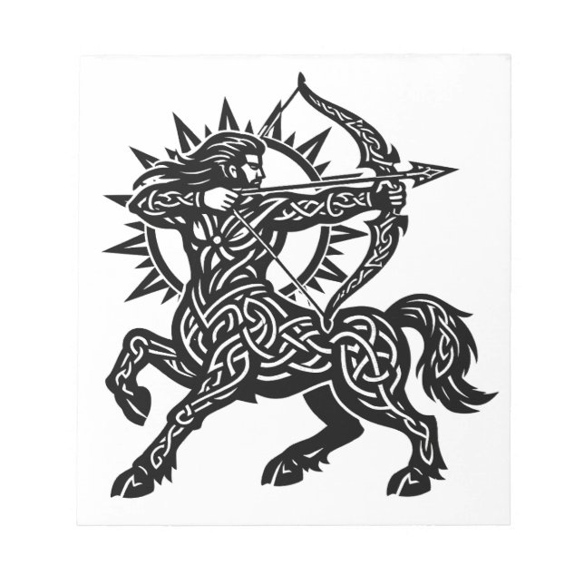Sagittarius — The Archer by BurnsInHell Notepad (Front)