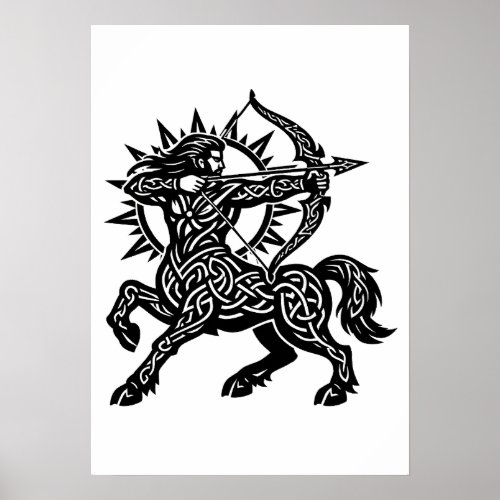 Sagittarius — The Archer by BurnsInHell Poster