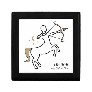 Sagittarius the Archer star sign personalized Gift Box
