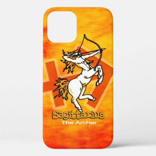 Sagittarius The Archer zodiac fire iphone case