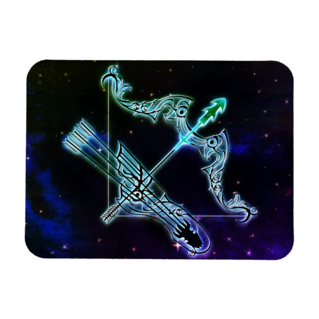 sagittarius the archer zodiac magnet (Horizontal)