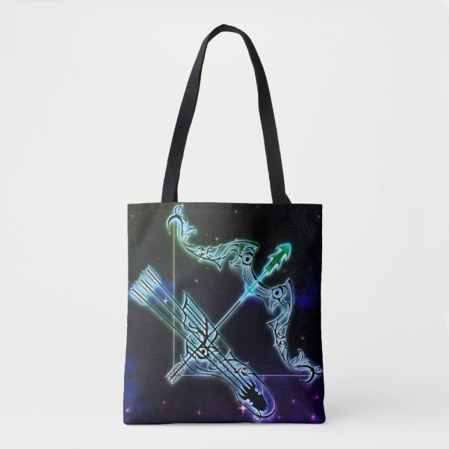 sagittarius the archer zodiac tote bag (Front)