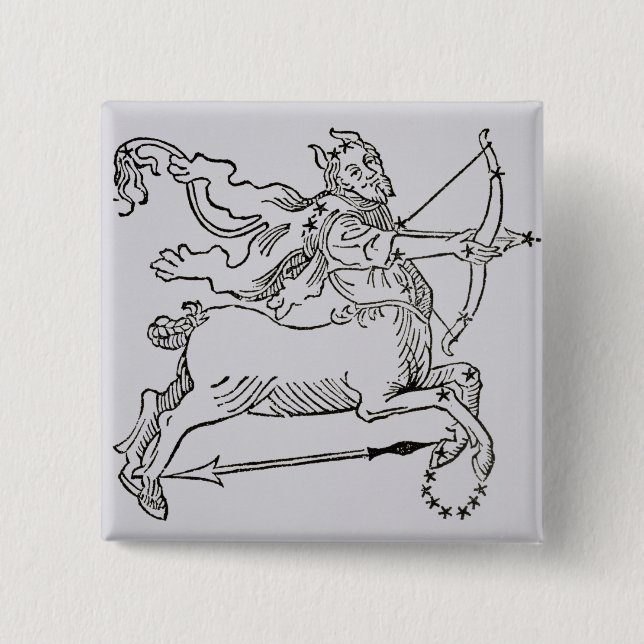 Sagittarius (the Centaur) an illustration from the Button (Front)