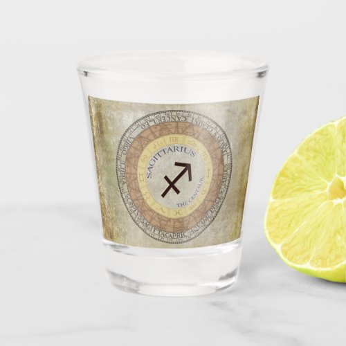 Sagittarius the Centaur Shot glass