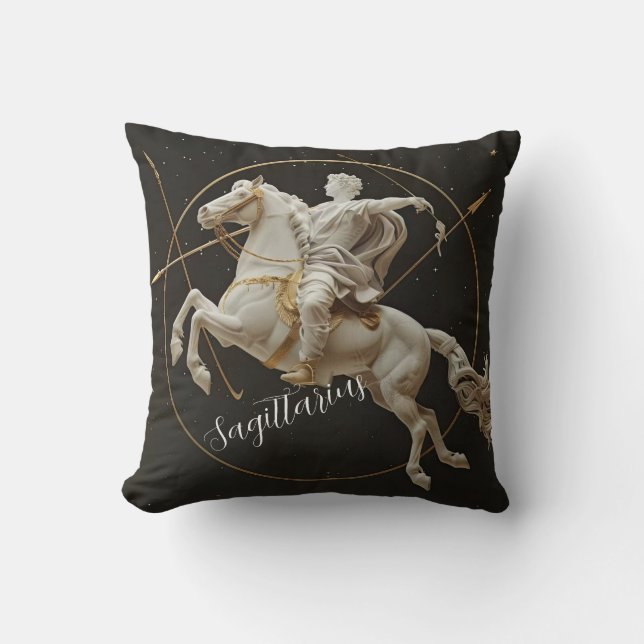  Sagittarius Throw Pillow (Front)