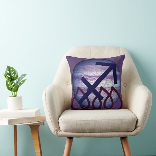 Sagittarius Throw Pillow (Chair)