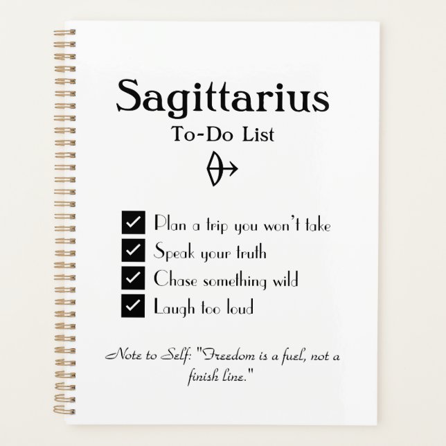 Sagittarius – To-Do List Planner (Front)