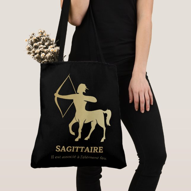 Sagittarius Tote Bag (Close Up)