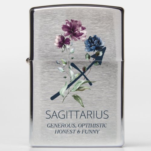 Sagittarius Traits Zippo Lighter