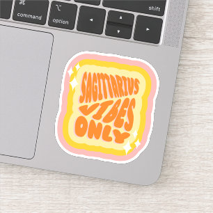 Sagittarius Vibes Only, Aesthetic Horoscope Sticker