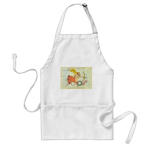 Sagittarius Vintage Constellation Uranias Mirror Adult Apron