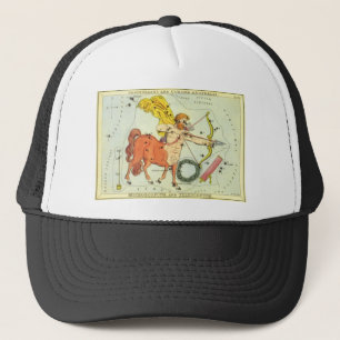 Sagittarius, Vintage Constellation Urania's Mirror Trucker Hat