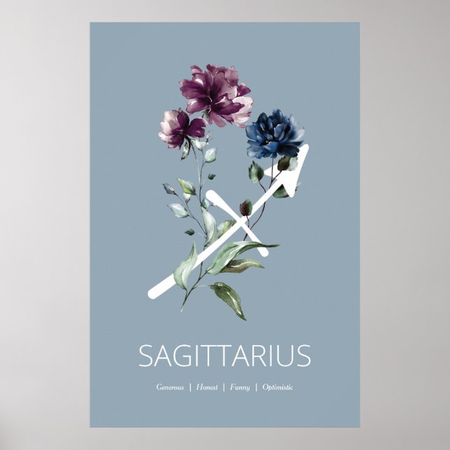 Sagittarius Wall Art Print (Front)