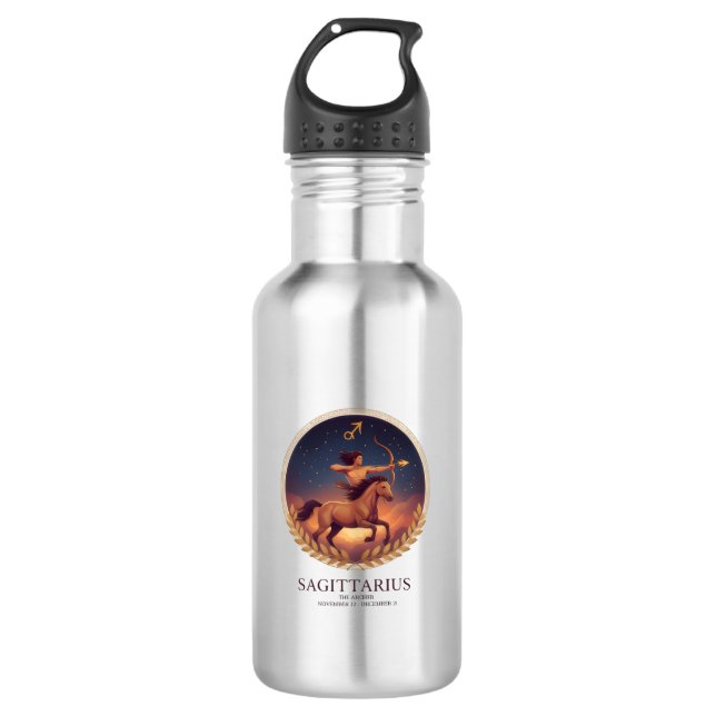 Sagittarius Water Bottle (Front)
