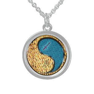 Sagittarius & Water Dragon Sterling Silver Necklace