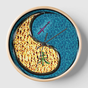 Sagittarius & Water Goat Clock