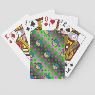 Sagittarius & Water Goat Poker Cards