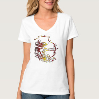 Sagittarius Women V-Shirt T-Shirt