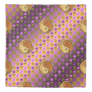Sagittarius & Wood Horse Duvet Cover