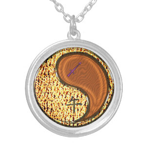 Sagittarius & Wood Horse Silver Plated Necklace