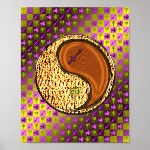 Sagittarius & Wood Monkey Poster
