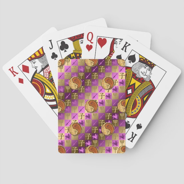 Sagittarius & Wood Rat Poker Cards (Back)