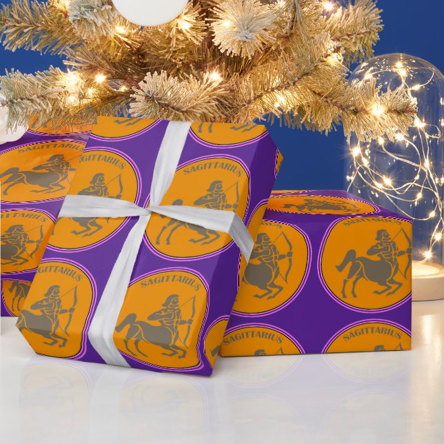 Sagittarius Wrapping Paper (Holidays)