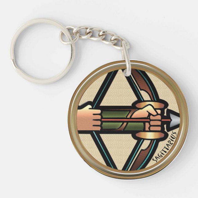 Sagittarius Z Keychain (Front)