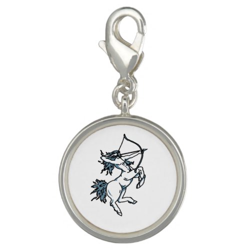 Sagittarius zodiac astrology blue grey charm