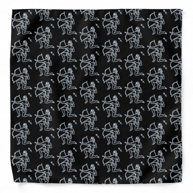 Sagittarius Zodiac Astrology Sign Bandana (Front)