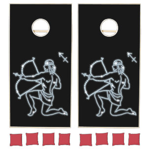 Sagittarius Zodiac Astrology Sign Cornhole Set